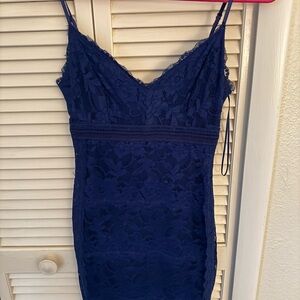 Guess Navy Lace Dress